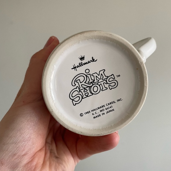Vintage 1985 hallmark ‘Rim Shots’ novelty mug - Picture 6 of 6